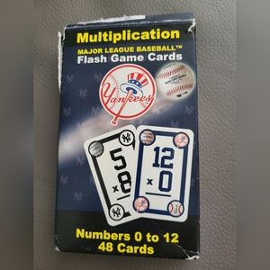 MultiplicationMajor League Baseball New York Yankees‎ 48 Flash Card Math